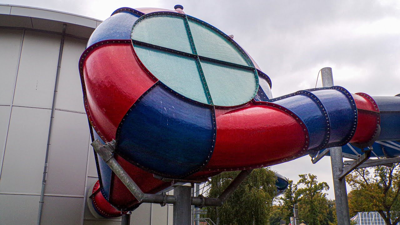 HURRICONE funnel waterslide at Tikibad Duinrell | POV 2025