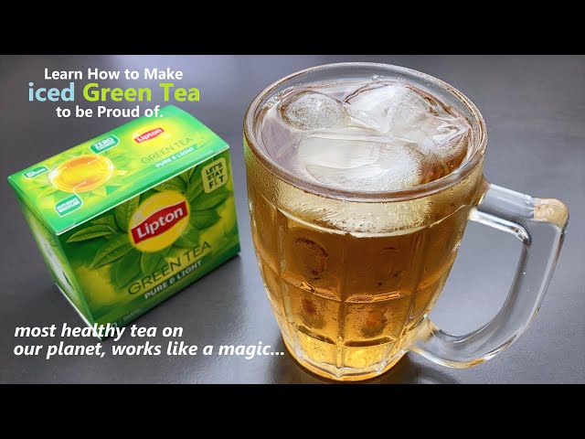 Iced Green Tea  | Works like Magic | Learn How to Make Iced Green Tea to be Proud of. class=