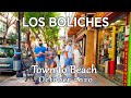 Los Boliches, Fuengirola - Town Walk to Beach in October 2020, Malaga, Spain [4K]