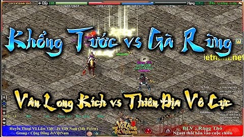 🌠Solo | Vân Long Kích vs Võ Đang Thiên Địa Vô Cực [ Jx Việt Nam ]