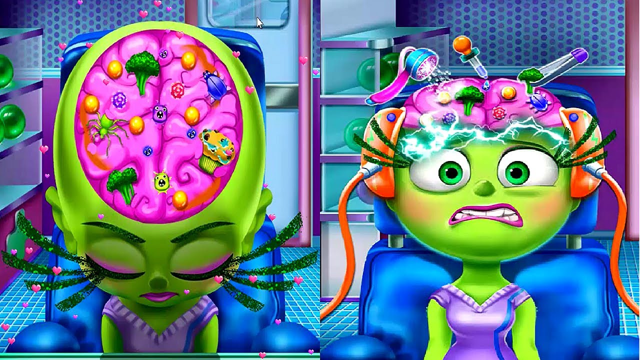 Disgust Brain Doctor Inside Out Doctor Games Kids Games Online Youtube