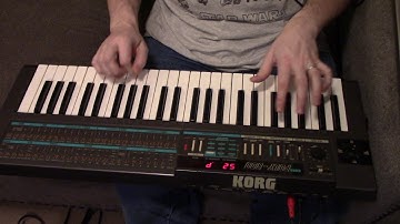 Korg Poly-800 Demo