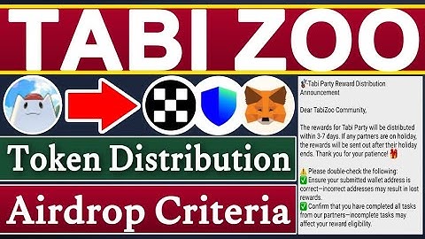 TabiZoo Token Distribution | TabiZoo Airdrop Eligible Criteria | EVM Wallet Connect | Rizwan Blouch