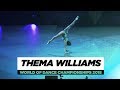 Thema williams  upper division  world of dance championships 2018  wodchamps18