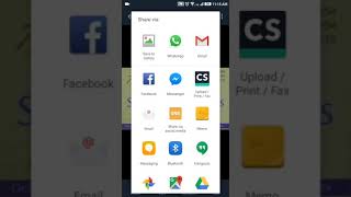 How to share file to whats app by using Cam Scanner screenshot 4