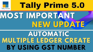 GST नंबर से Multiple Ledgers Create करें in JUST 1 Minute! | Creating Multiple Ledgers