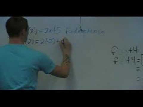 Function Notation