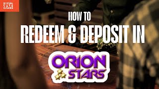 How to deposit and redeem in orionstar game platform