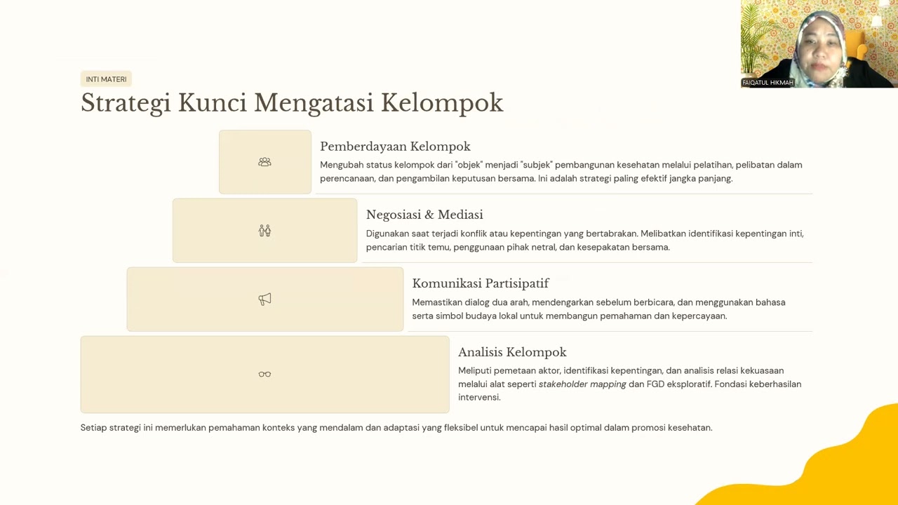 Strategi Mengatasi Kelompok