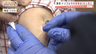 インフルワクチン接種後・・・韓国で36人死亡　関連不明(2020年10月23日)