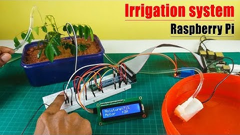 How to make an irrigation monitoring system with Raspberry Pi board | Raspberry Pi Projects