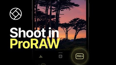 How to shoot ProRAW - Halide Mark II Quick Tip