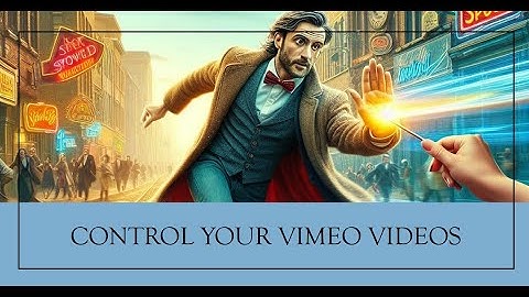 The way to add video controls and speed up Vimeo videos without writing code
