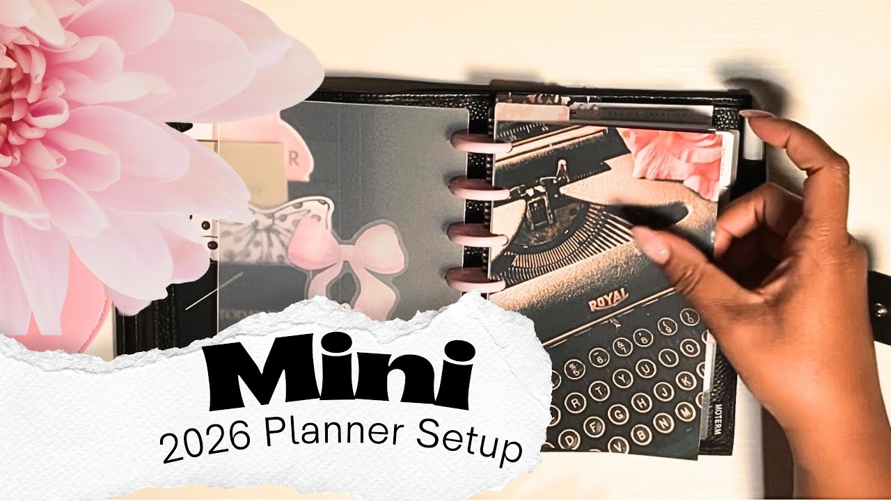 2026 MINI ON THE GO PLANNER SETUP | MOTERM, JANE’S AGENDA, AND KELLOFAPLAN INSERTS