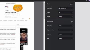 How To Save Websites as PDF in Google Chrome - Print to PDF in Chrome Browser