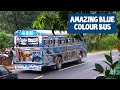 Amazing Blue Colour Lanka Ashok Leyland Bus in Sri Lanka