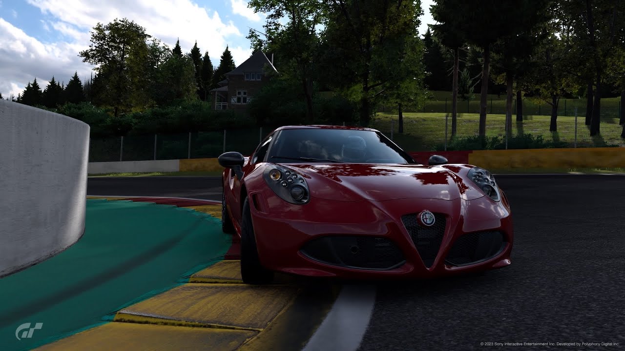 Gran Turismo 7 First go with the Alfa Romeo 4C Time Trial - YouTube