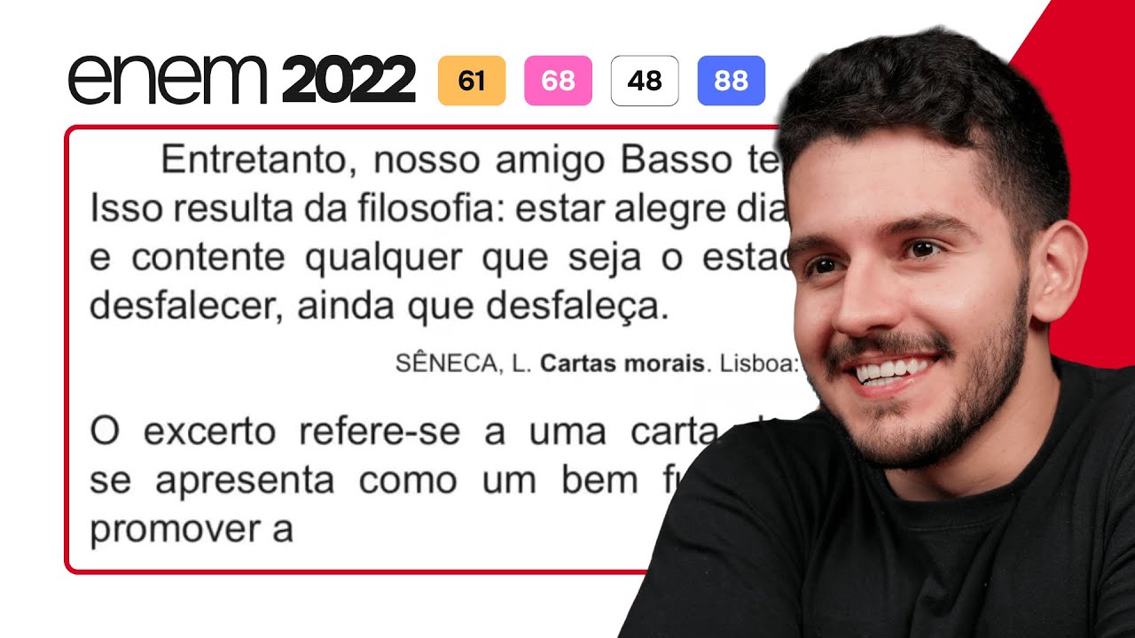 ENEM 2022 - Entretanto, nosso amigo Basso tem o ânimo alegre. Isso ...