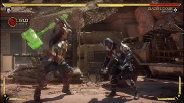 Mortal Kombat 11 Shao Kahn 50% meterless Kb combo