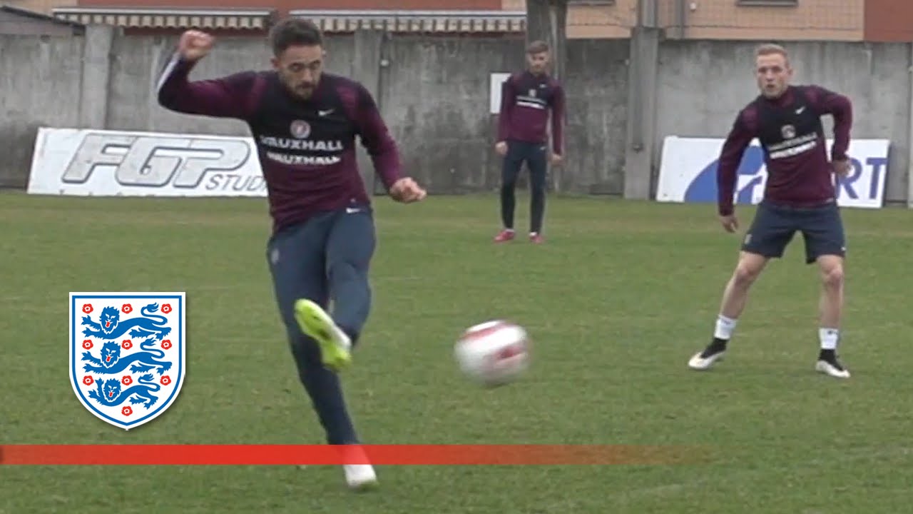 Danny Ings Trick Shot in England u21 Training | 
