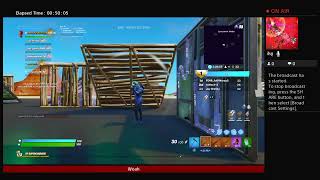 Just chilling playing fortnite.....