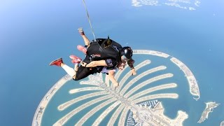 My first tandem jump in Skydive Dubai Мой первый прыжок с парашютом! Тандем в СкайДайв Дубаи!