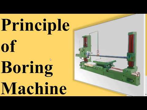 Video: Kjedelig maskin: typer, spesifikasjoner og omfang
