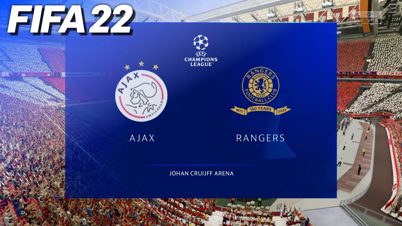 FIFA 22 - AFC Ajax vs. Rangers FC | '22/'23 Champions League - YouTube