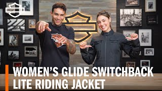 Harley-Davidson Women's Glide Switchback Lite Riding Jacket Overview by Harley-Davidson 881 views 2 weeks ago 1 minute, 49 seconds