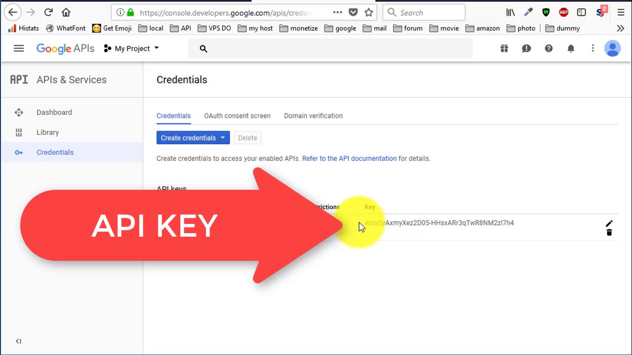 How To Get Google Api Key  Enable Google Books Api