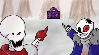 Horror Sans and Papyrus spooky dance!!! On Spooky month!!! (Undertale / андертейл animation)