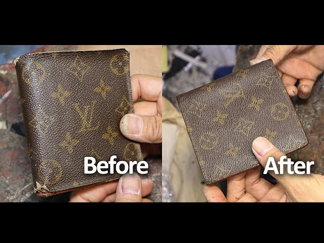 How An $800 Louis Vuitton Wallet Is Professionally Restored