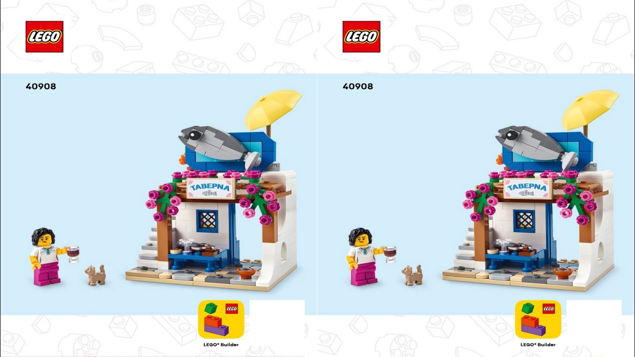 Restaurants of the World: Greece LEGO instructions