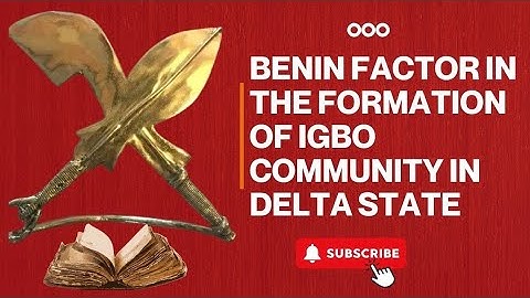 Did Benin Found Any Western Igbo Community?
