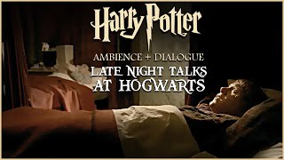 Staying up late at Hogwarts w/ Harry and Ron chatting about life ◈ Harry Potter Ambience + Dialogue