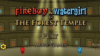 เมื่อเกมน้ำและไฟ มาอยู่ในมือถือ( fireboy and watergirl  in the Forest Temple) screenshot 1