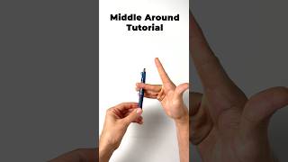 Middle Around Pen Spinning Tutorial 🔥 #shorts