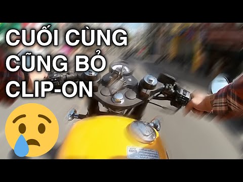Thay guidon (ghi-đông). Bỏ clip-on thay bằng gì? || GPX Legend 200