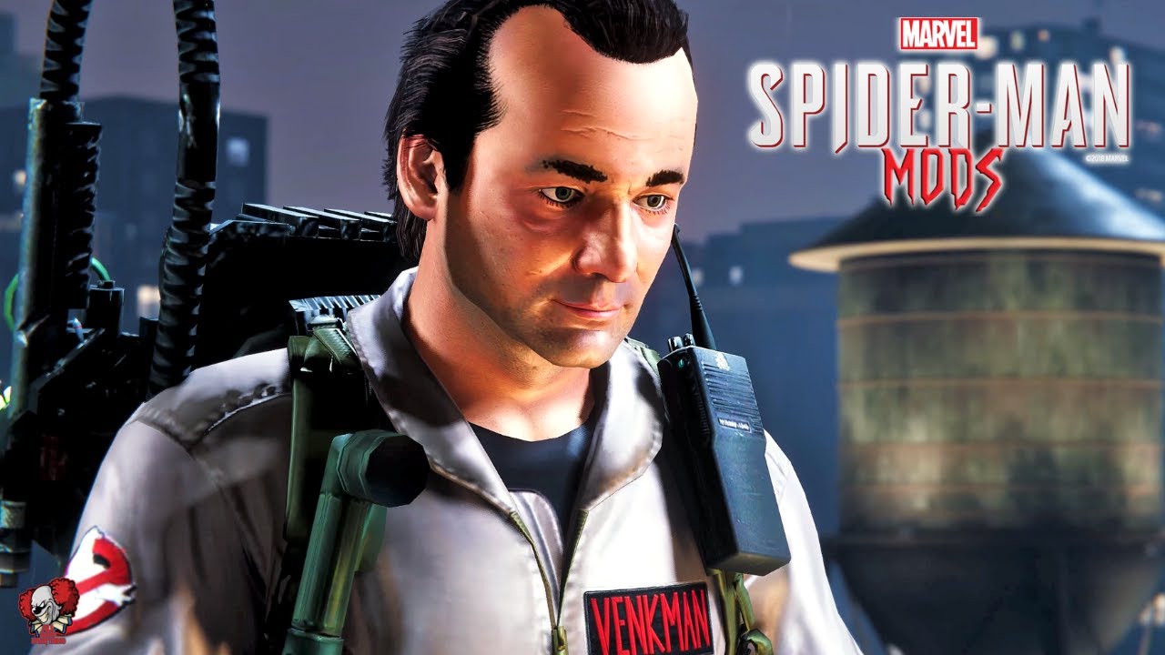 Peter Venkman from Ghostbusters || Spider-Man Remastered Mods || 2022