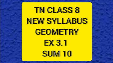 TN Samacheer 8 Maths New Syllabus Geometry Ex 3.1 Sum 10