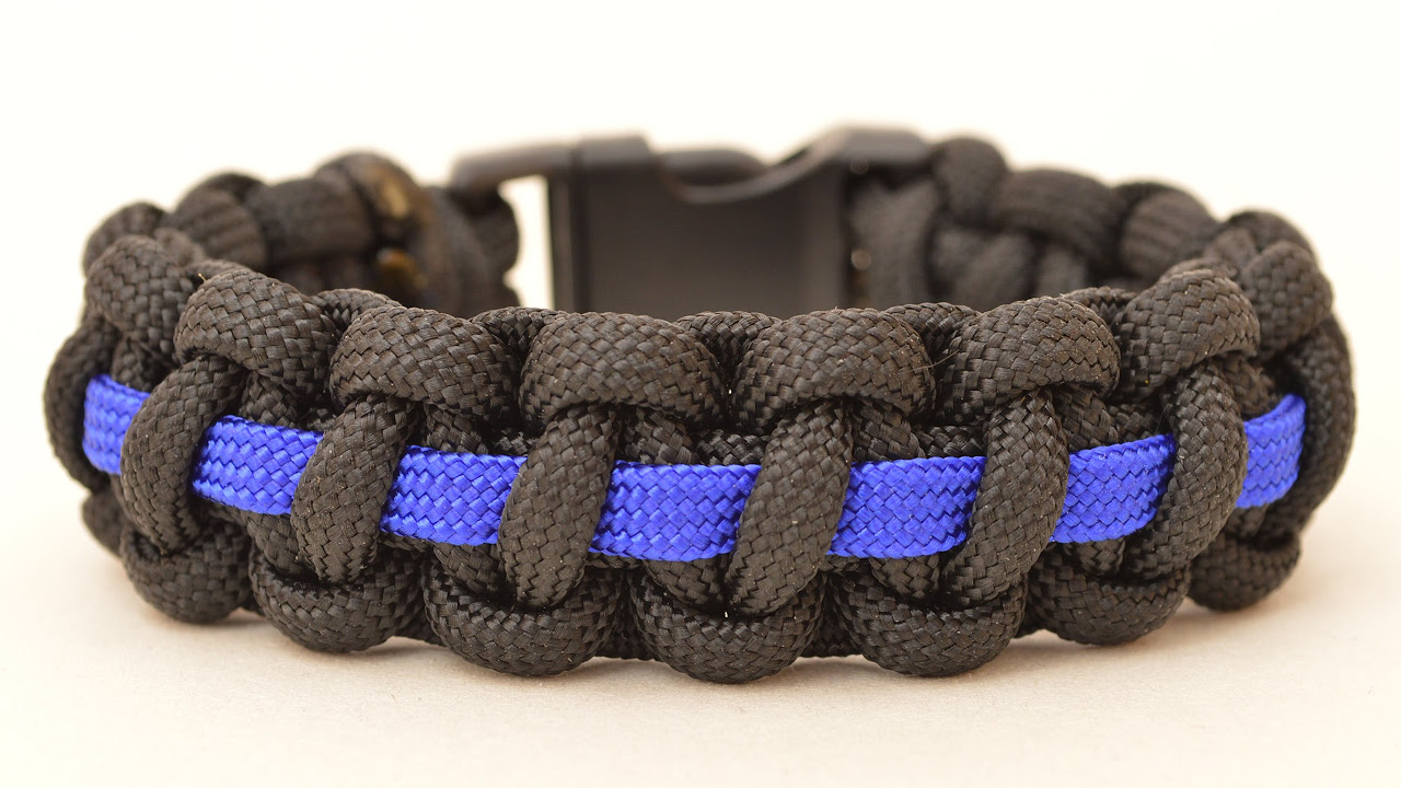 Thin Blue Line * Paracord Bracelet * NYPD * Patch * Police * | eBay