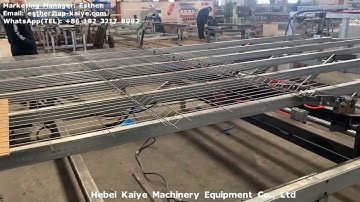 Automatic fence mesh welding machine production line