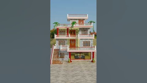 Village House 🏡 Design #elevation #frontelevation #house #housedesign #home #song #hindisong