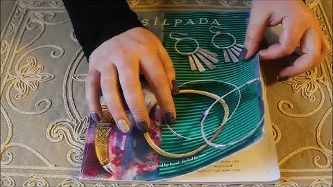 ASMR Page Turning ~ Silpada Jewelry Catalog ~ Soft Spoken