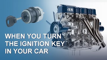 What happens when you turn the ignition key in your car? Internal combustion engine (Car Part 1)