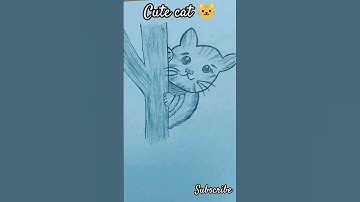 😱How to draw easy cute cat|| easy drawing#drawing #ytshorts #art #shorts #art #animalart #cat #viral