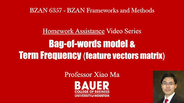 [BZAN6357 Framework] HW Assist - Bag-of-words model & term frequency table | Bauer@UH BZAN PythonBA