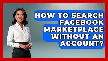 How To Search Facebook Marketplace Without An Account? - Everyday-Networking