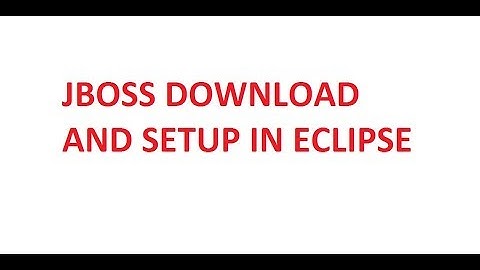 jboss 7.1.1 download and setup on eclipse