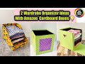 Big Cardboard Boxes Ideas for Storage | How to Make Wardrobe Organizers easily at home | DIY Crafts